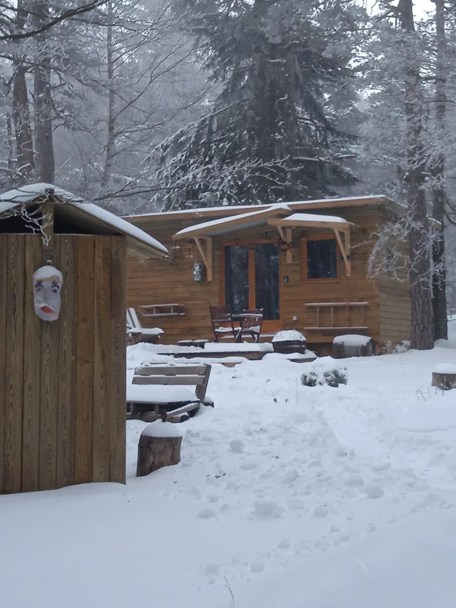 Chalet Hibou 1 Couchage En 140 Domaine De La Mamounette Champclause 외부 사진