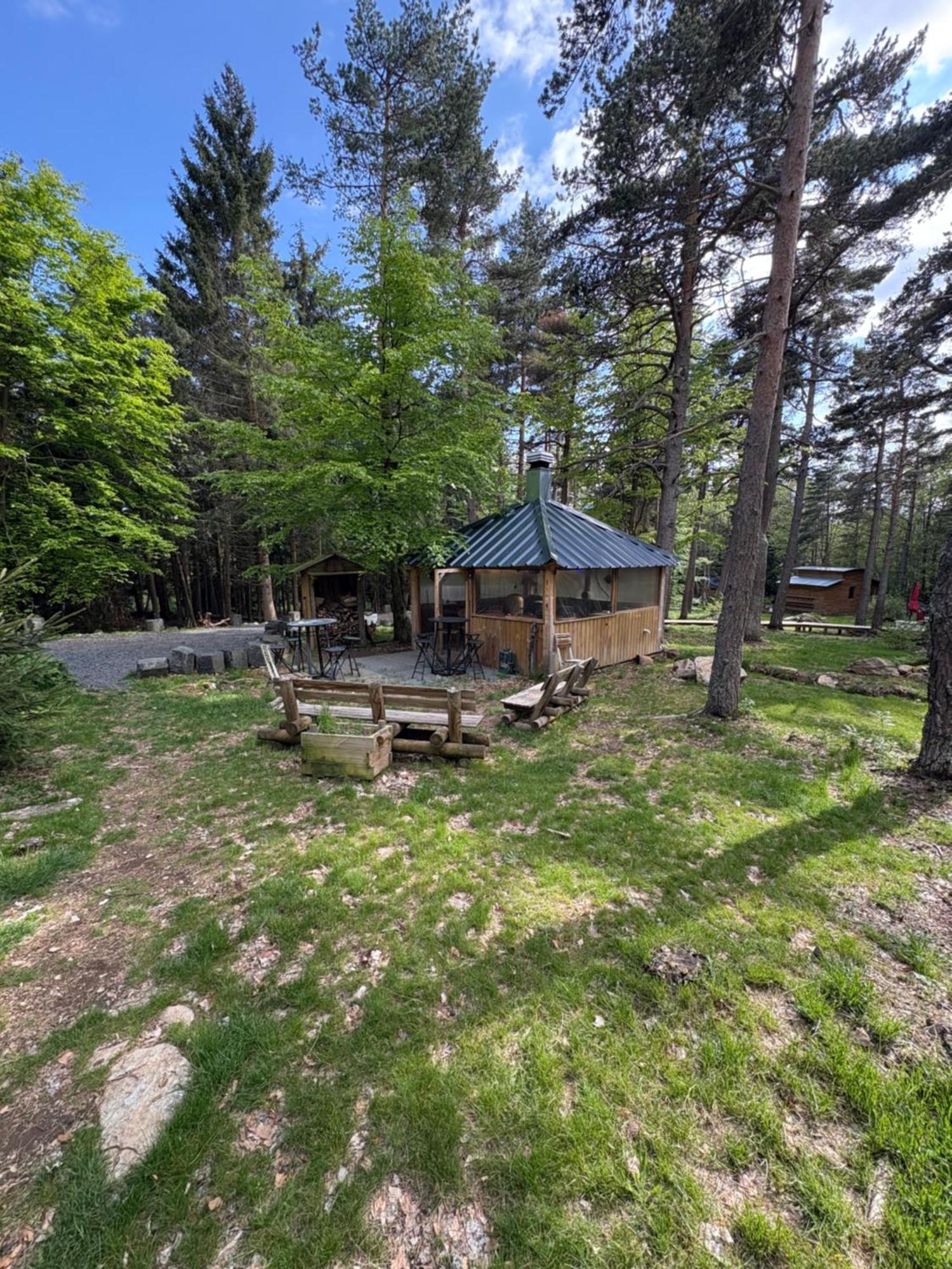 Chalet Hibou 1 Couchage En 140 Domaine De La Mamounette Champclause 외부 사진